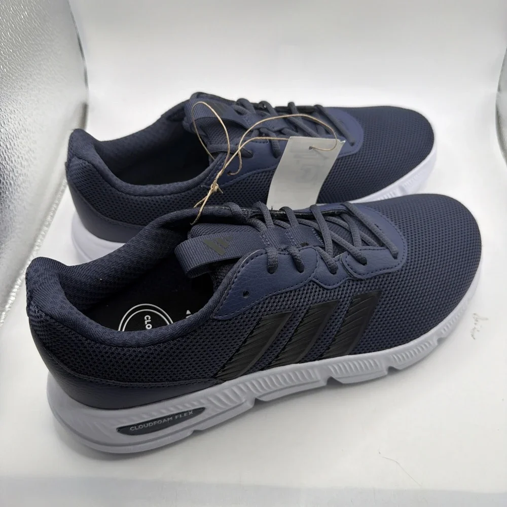 Adidas Men's Cloudfoam Flex Sneakers - NAVY. HQ4853 Size 12 New